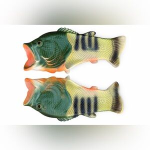 Viral Fish Slides Coddies Bass Sandals Funny 3D Novelty Shoes Unisex Gift Idea